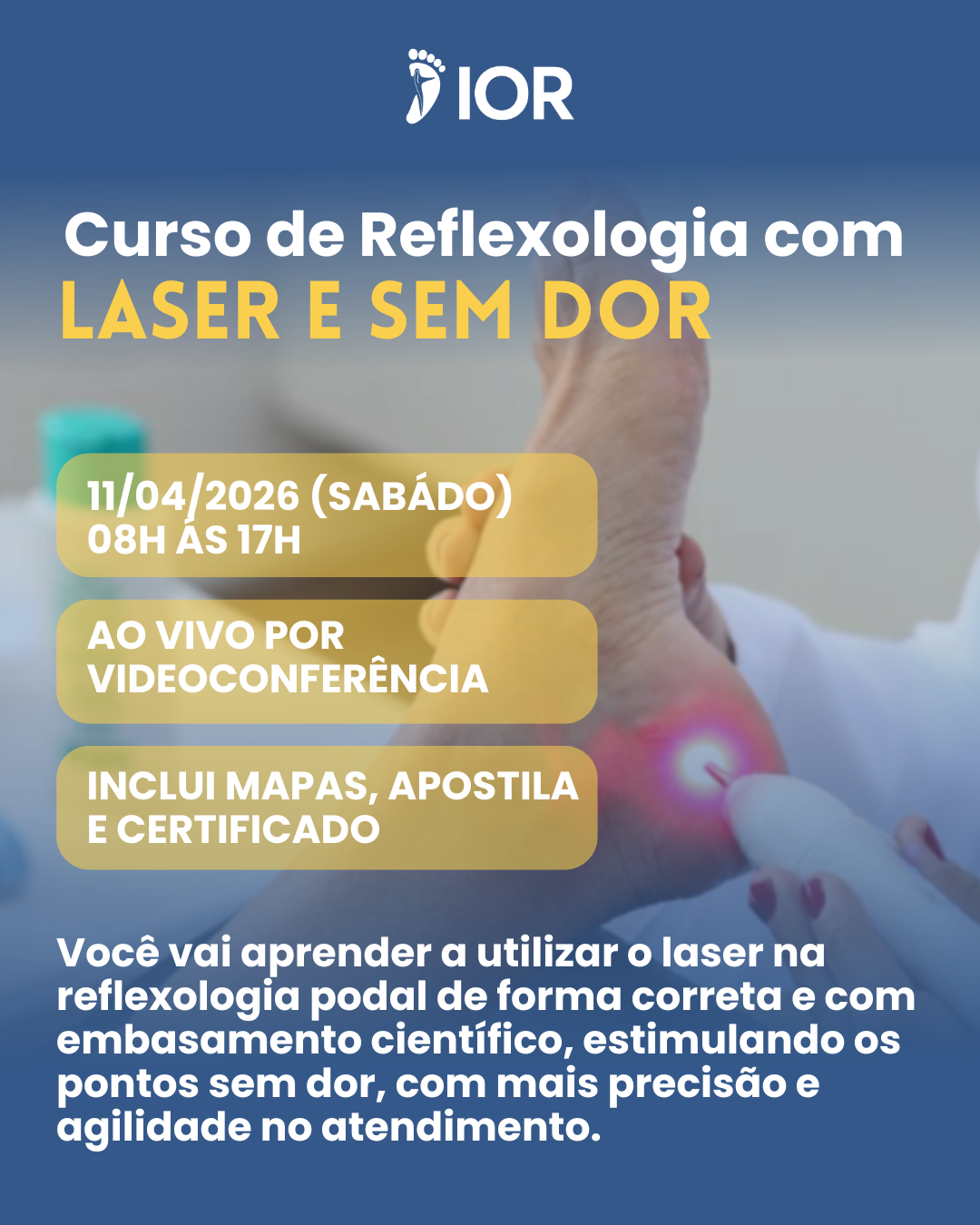 No momento, você está visualizando Curso de Reflexologia com Laser
